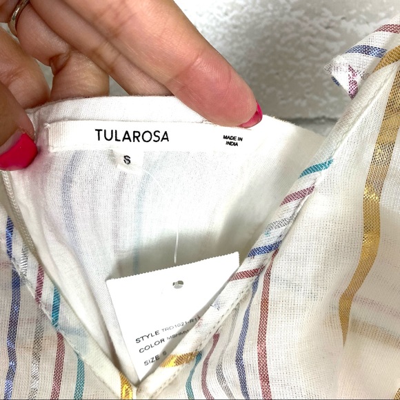 NWT Tularosa Brittany Dress in Marshmallow size S - Picture 12 of 13